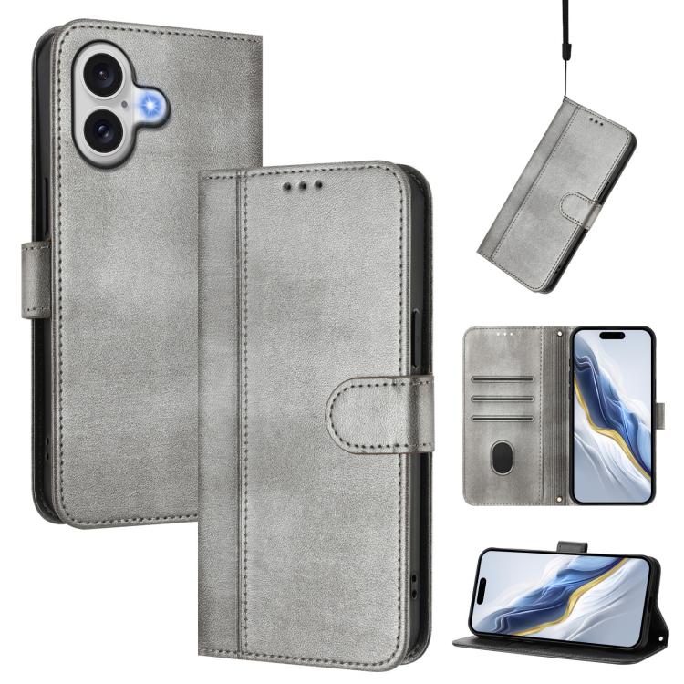Funda de teléfono de cuero retro con hebilla para empalme de cables, For iPhone 17e / 16e, For iPhone 17 Pro Max, For iPhone 17 Pro, For iPhone 17, For iPhone Air, For iPhone 16 Pro Max