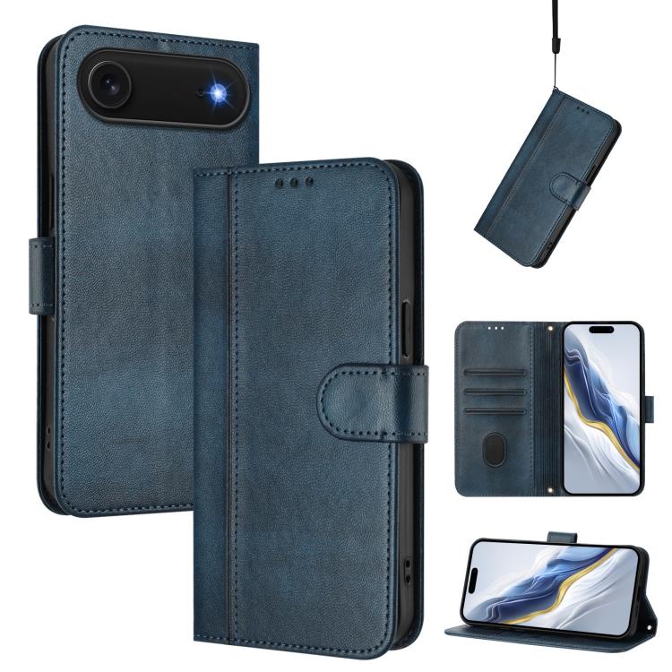 Funda de teléfono de cuero retro con hebilla para empalme de cables, For iPhone 17e / 16e, For iPhone 17 Pro Max, For iPhone 17 Pro, For iPhone 17, For iPhone Air, For iPhone 16 Pro Max