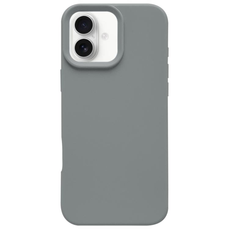 Funda para teléfono de silicona líquida con imitación simple de dopamina, For iPhone 16 Pro, For iPhone 16 Plus, For iPhone 16