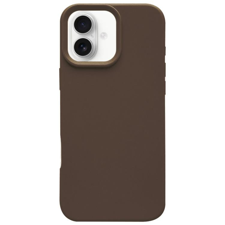 Funda para teléfono de silicona líquida con imitación simple de dopamina, For iPhone 16 Pro, For iPhone 16 Plus, For iPhone 16