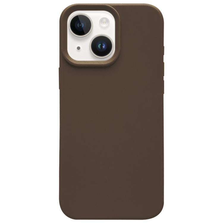 Funda para teléfono de silicona líquida con imitación simple de dopamina, For iPhone 15, For iPhone 14 Plus, For iPhone 14