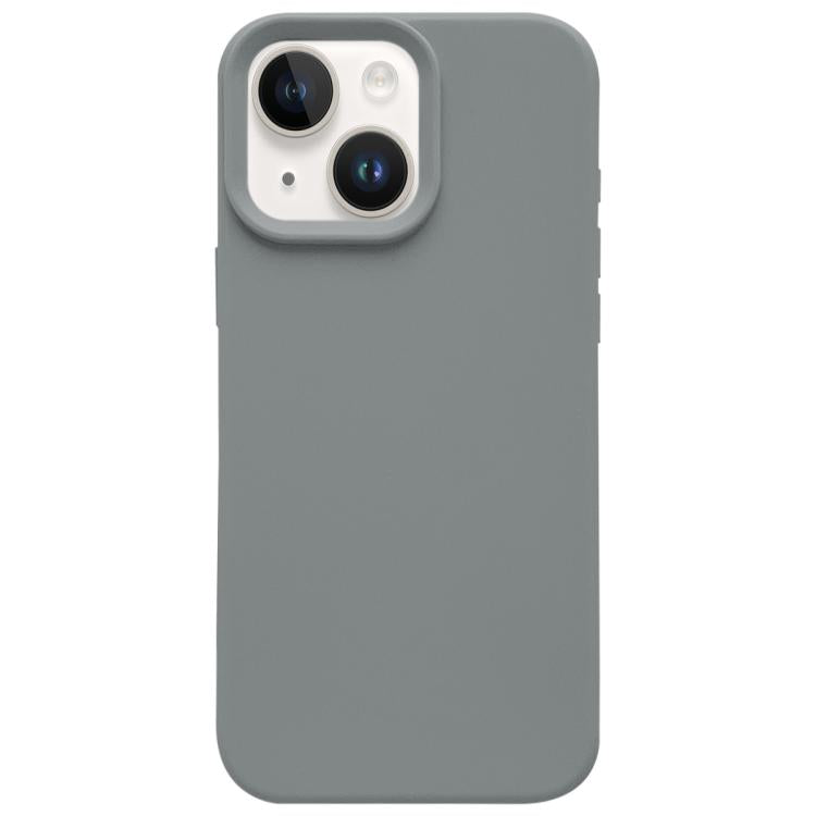Funda para teléfono de silicona líquida con imitación simple de dopamina, For iPhone 15, For iPhone 14 Plus, For iPhone 14