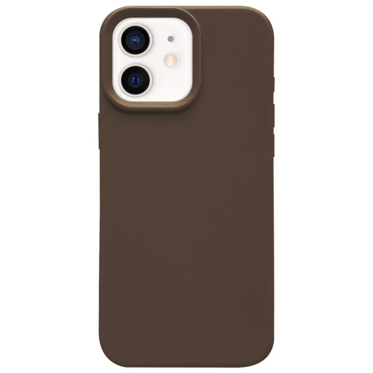 Funda para teléfono de silicona líquida con imitación simple de dopamina, For iPhone 11