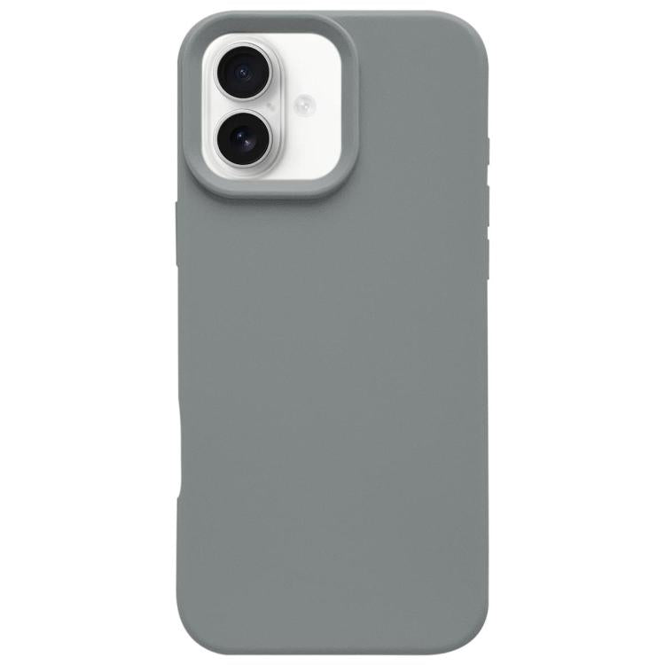 Funda para teléfono de silicona líquida con imitación simple de dopamina, For iPhone 17, For iPhone Air, For iPhone 16 Pro Max