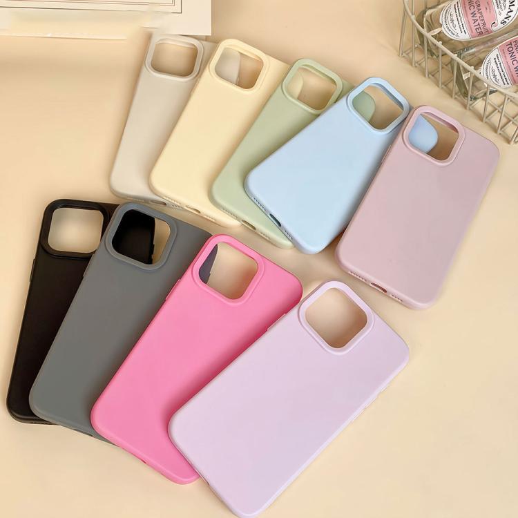 Funda para teléfono de silicona líquida con imitación simple de dopamina, For iPhone 12 Pro Max, For iPhone 12 Pro, For iPhone 11 Pro Max