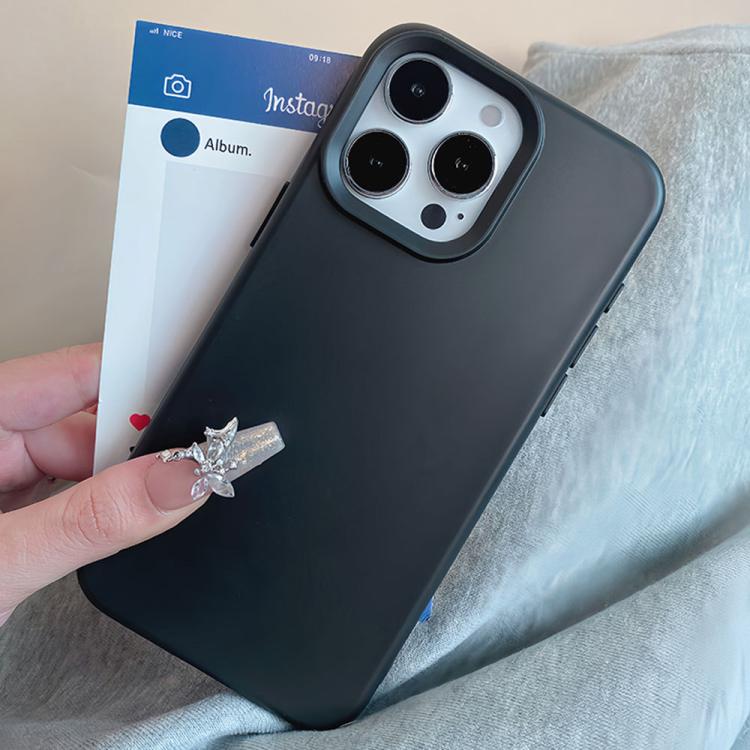 Funda para teléfono de silicona líquida con imitación simple de dopamina, For iPhone 12 Pro Max, For iPhone 12 Pro, For iPhone 11 Pro Max