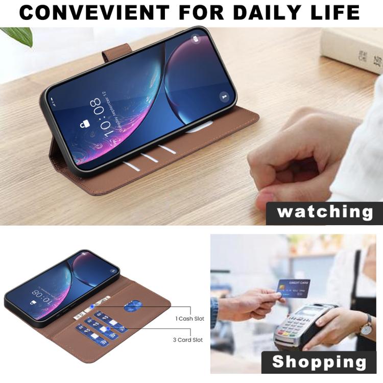 Funda de cuero para teléfono con estampado geométrico y protección RFID, For iPhone 6 / 7 / 8 / SE, For iPhone 13 Pro Max, For iPhone 13 Pro, For iPhone 12 / 12 Pro, For iPhone 12 Pro Max, For iPhone 11 Pro Max, For iPhone 11, For iPhone 11 Pro