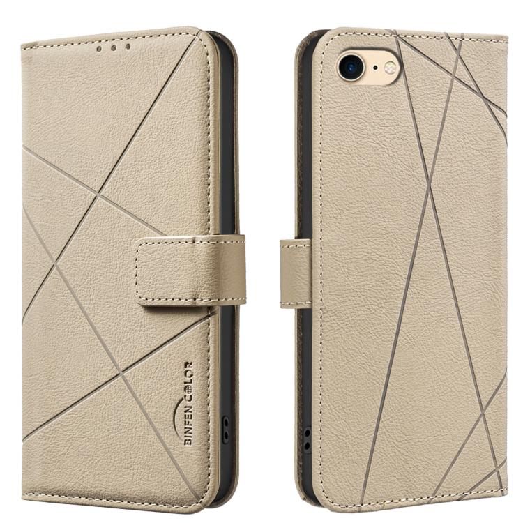 Funda de cuero para teléfono con estampado geométrico y protección RFID, For iPhone 6 / 7 / 8 / SE, For iPhone 13 Pro Max, For iPhone 13 Pro, For iPhone 12 / 12 Pro, For iPhone 12 Pro Max, For iPhone 11 Pro Max, For iPhone 11, For iPhone 11 Pro