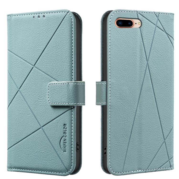 Funda de cuero para teléfono con estampado geométrico y protección RFID, For iPhone XR, For iPhone XS Max, For iPhone 6 Plus / 7 Plus / 8 Plus