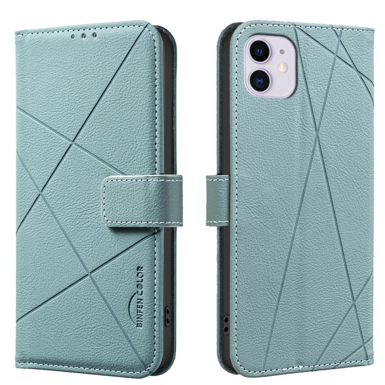 Funda de cuero para teléfono con estampado geométrico y protección RFID, For iPhone 6 / 7 / 8 / SE, For iPhone 13 Pro Max, For iPhone 13 Pro, For iPhone 12 / 12 Pro, For iPhone 12 Pro Max, For iPhone 11 Pro Max, For iPhone 11, For iPhone 11 Pro