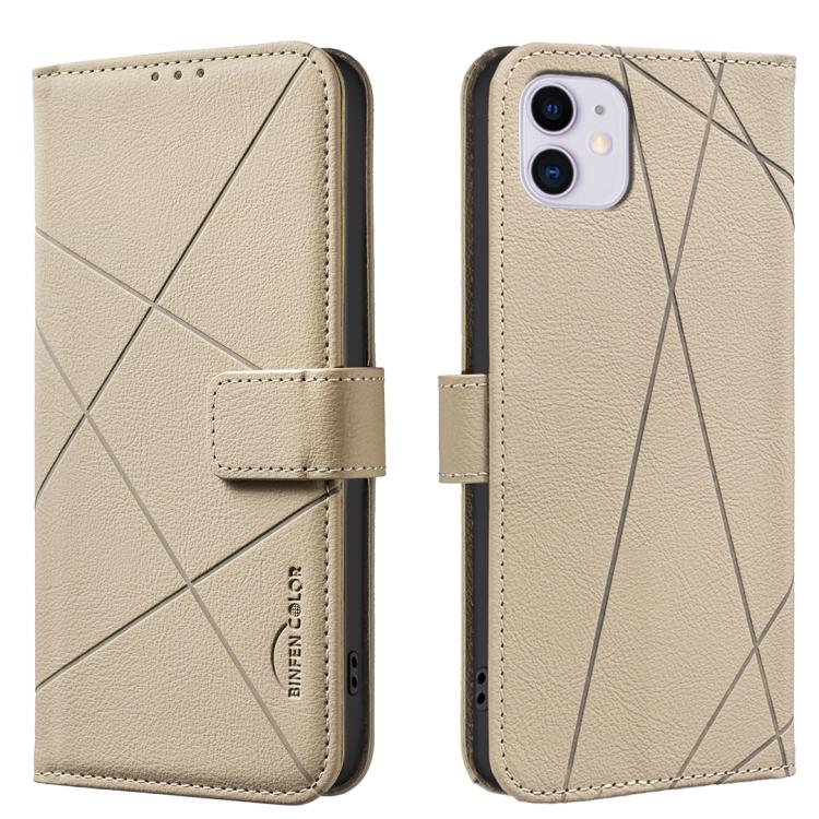 Funda de cuero para teléfono con estampado geométrico y protección RFID, For iPhone 6 / 7 / 8 / SE, For iPhone 13 Pro Max, For iPhone 13 Pro, For iPhone 12 / 12 Pro, For iPhone 12 Pro Max, For iPhone 11 Pro Max, For iPhone 11, For iPhone 11 Pro