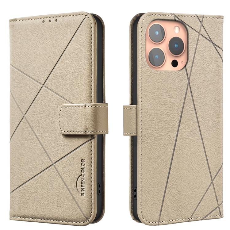 Funda de cuero para teléfono con estampado geométrico y protección RFID, For iPhone 6 / 7 / 8 / SE, For iPhone 13 Pro Max, For iPhone 13 Pro, For iPhone 12 / 12 Pro, For iPhone 12 Pro Max, For iPhone 11 Pro Max, For iPhone 11, For iPhone 11 Pro