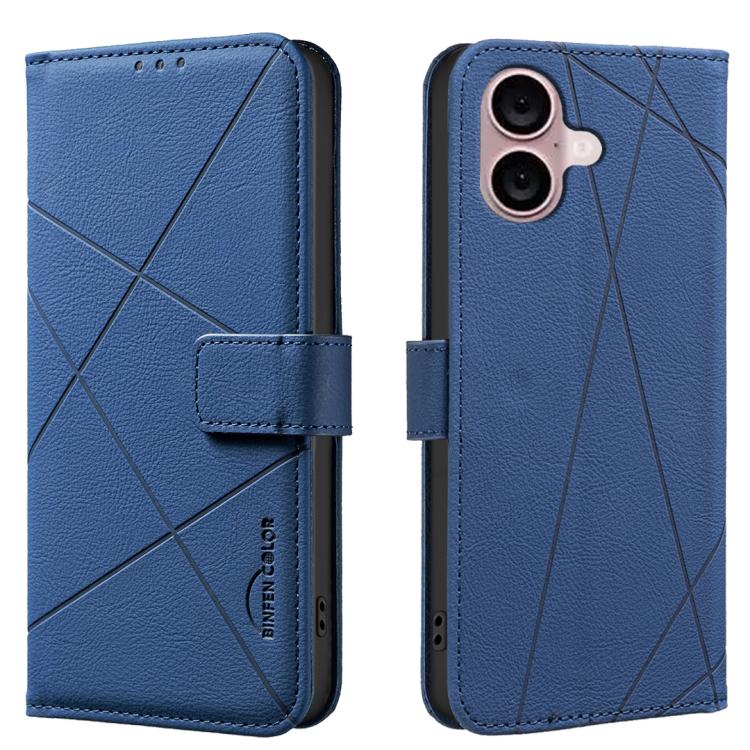 Funda de cuero para teléfono con estampado geométrico y protección RFID, For iPhone 18 Pro/17 Pro, For iPhone 18 Pro Max/17 Pro Max, For iPhone 16e / 17e, For iPhone 17, For iPhone Air, For iPhone 16 Pro Max, For iPhone 16 Pro, For iPhone 16 Plus