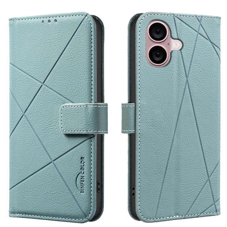 Funda de cuero para teléfono con estampado geométrico y protección RFID, For iPhone 18 Pro/17 Pro, For iPhone 18 Pro Max/17 Pro Max, For iPhone 16e / 17e, For iPhone 17, For iPhone Air, For iPhone 16 Pro Max, For iPhone 16 Pro, For iPhone 16 Plus