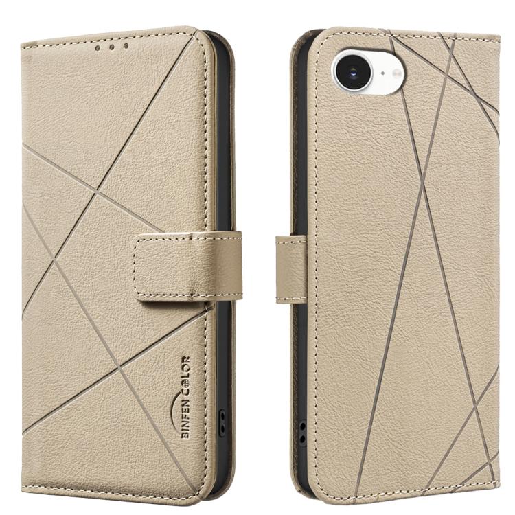 Funda de cuero para teléfono con estampado geométrico y protección RFID, For iPhone 18 Pro/17 Pro, For iPhone 18 Pro Max/17 Pro Max, For iPhone 16e / 17e, For iPhone 17, For iPhone Air, For iPhone 16 Pro Max, For iPhone 16 Pro, For iPhone 16 Plus
