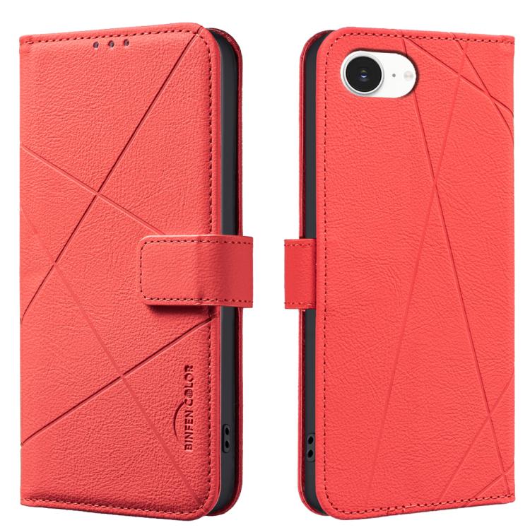 Funda de cuero para teléfono con estampado geométrico y protección RFID, For iPhone 18 Pro/17 Pro, For iPhone 18 Pro Max/17 Pro Max, For iPhone 16e / 17e, For iPhone 17, For iPhone Air, For iPhone 16 Pro Max, For iPhone 16 Pro, For iPhone 16 Plus