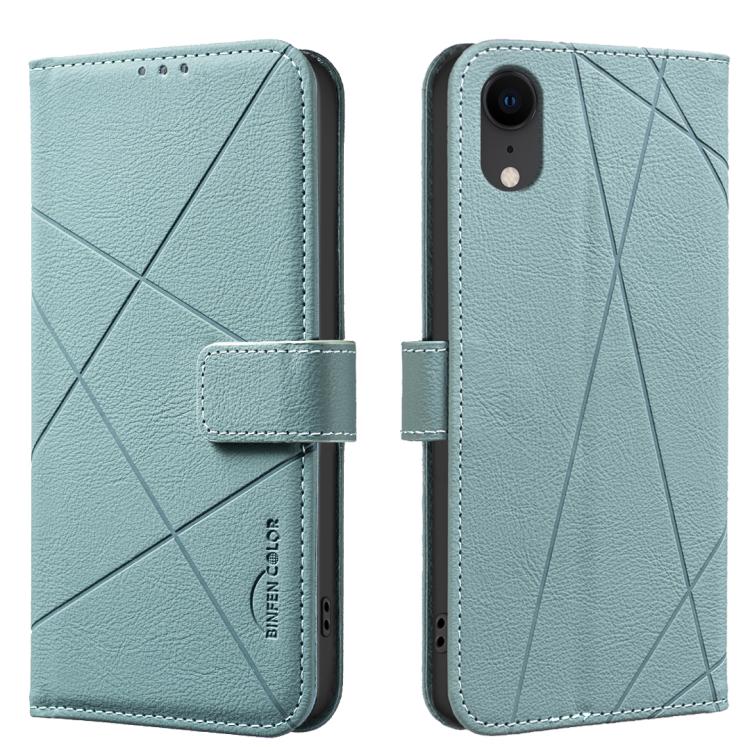 Funda de cuero para teléfono con estampado geométrico y protección RFID, For iPhone XR, For iPhone XS Max, For iPhone 6 Plus / 7 Plus / 8 Plus