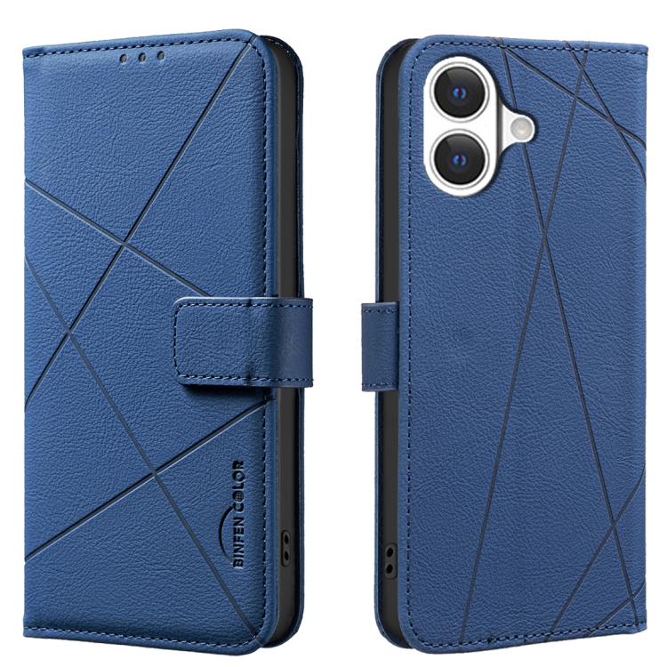 Funda de cuero para teléfono con estampado geométrico y protección RFID, For iPhone 18 Pro/17 Pro, For iPhone 18 Pro Max/17 Pro Max, For iPhone 16e / 17e, For iPhone 17, For iPhone Air, For iPhone 16 Pro Max, For iPhone 16 Pro, For iPhone 16 Plus