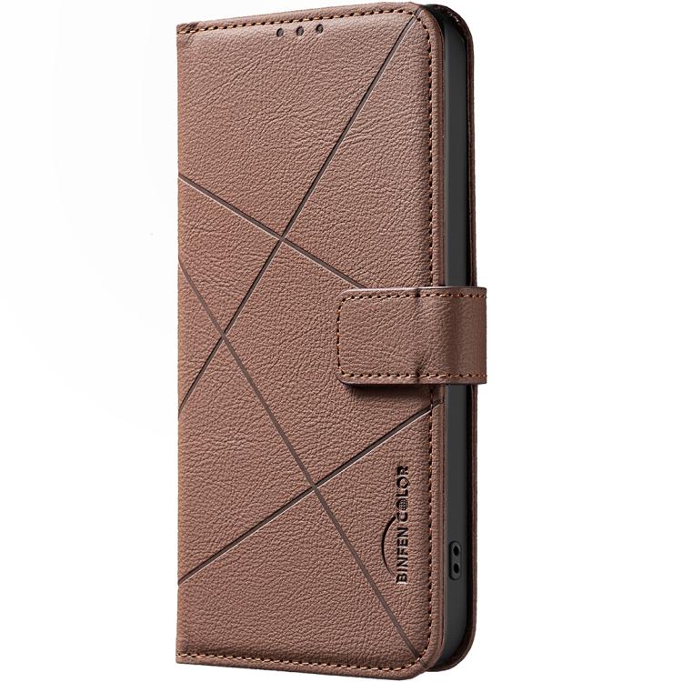 Funda de cuero para teléfono con estampado geométrico y protección RFID, For iPhone 18 Pro/17 Pro, For iPhone 18 Pro Max/17 Pro Max, For iPhone 16e / 17e, For iPhone 17, For iPhone Air, For iPhone 16 Pro Max, For iPhone 16 Pro, For iPhone 16 Plus