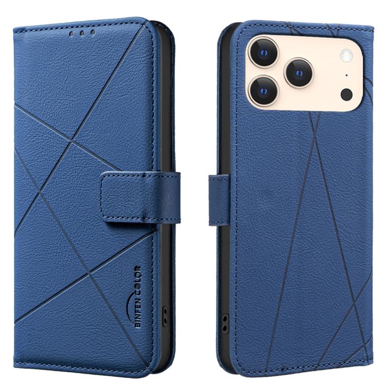 Funda de cuero para teléfono con estampado geométrico y protección RFID, For iPhone 18 Pro/17 Pro, For iPhone 18 Pro Max/17 Pro Max, For iPhone 16e / 17e, For iPhone 17, For iPhone Air, For iPhone 16 Pro Max, For iPhone 16 Pro, For iPhone 16 Plus