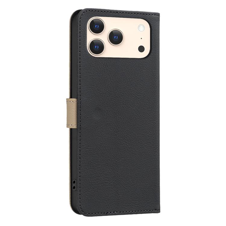 Funda de cuero para teléfono RFID con estampado floral hueco y empalme de colores, For iPhone 18 Pro/17 Pro, For iPhone 18 Pro Max/17 Pro Max, For iPhone 16e / 17e, For iPhone 17, For iPhone Air, For iPhone 16 Pro Max, For iPhone 16 Pro                ...