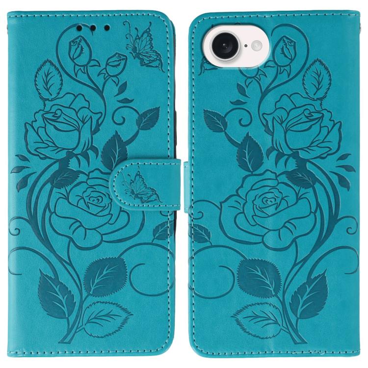 Funda de teléfono de piel con relieve de mariposa rosa, For iPhone 18 Pro / 17 Pro, For iPhone 18 Pro Max / 17 Pro Max, For iPhone 17e / 16e, For iPhone 17, For iPhone Air