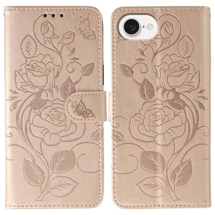 Funda de teléfono de piel con relieve de mariposa rosa, For iPhone 18 Pro / 17 Pro, For iPhone 18 Pro Max / 17 Pro Max, For iPhone 17e / 16e, For iPhone 17, For iPhone Air