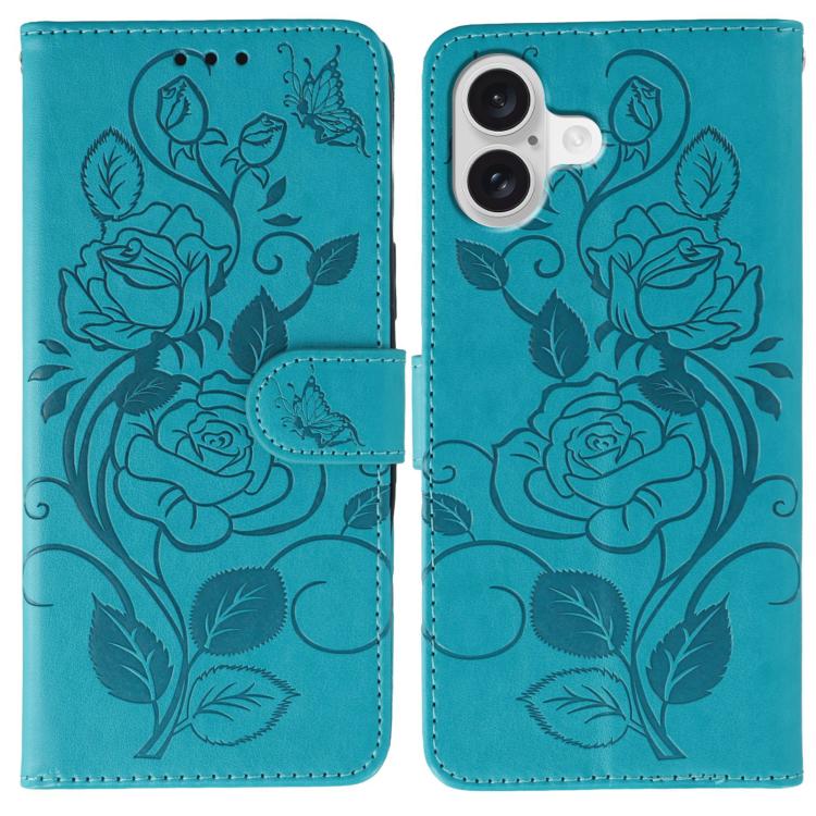 Funda de teléfono de piel con relieve de mariposa rosa, For iPhone 18 Pro / 17 Pro, For iPhone 18 Pro Max / 17 Pro Max, For iPhone 17e / 16e, For iPhone 17, For iPhone Air