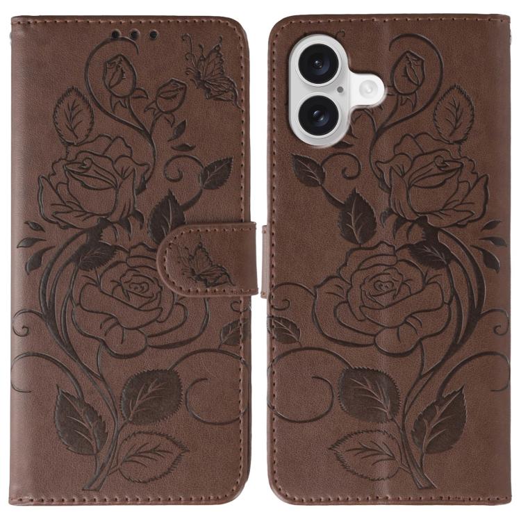 Funda de teléfono de piel con relieve de mariposa rosa, For iPhone 18 Pro / 17 Pro, For iPhone 18 Pro Max / 17 Pro Max, For iPhone 17e / 16e, For iPhone 17, For iPhone Air