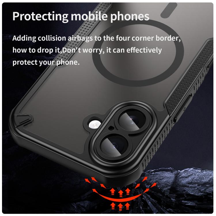 Funda magnética para teléfono Armor Glaze MagSafe, For iPhone 18, For iPhone 18 Pro, For iPhone 18 Pro Max, For iPhone 17 Pro Max, For iPhone 17 Pro, For iPhone 17, For iPhone Air