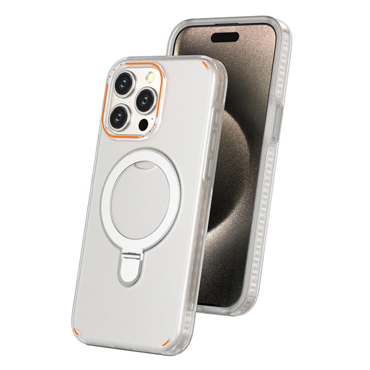 Funda para teléfono colorida con soporte de anillo MagSafe 2 en 1, For iPhone 15 Pro Max, For iPhone 15 Pro, For iPhone 15 Plus, For iPhone 15