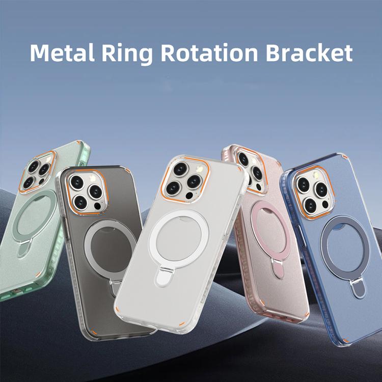 Funda para teléfono colorida con soporte de anillo MagSafe 2 en 1, For iPhone 15 Pro Max, For iPhone 15 Pro, For iPhone 15 Plus, For iPhone 15