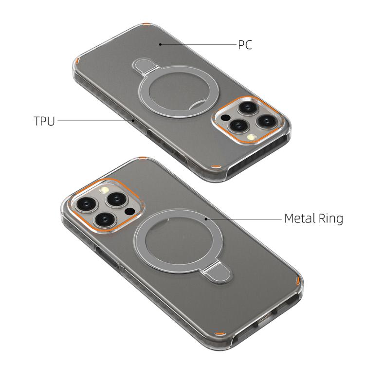 Funda para teléfono colorida con soporte de anillo MagSafe 2 en 1, For iPhone 15 Pro Max, For iPhone 15 Pro, For iPhone 15 Plus, For iPhone 15