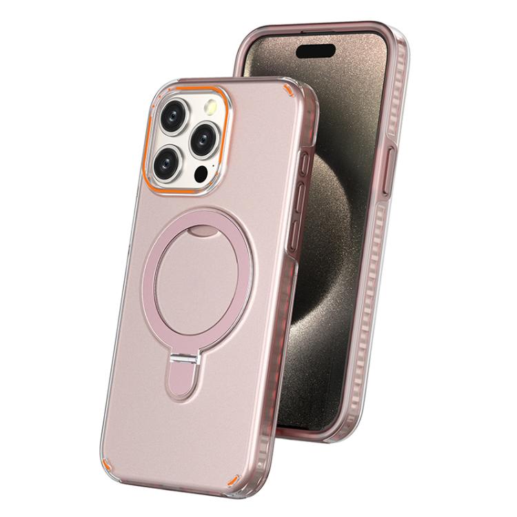 Funda para teléfono colorida con soporte de anillo MagSafe 2 en 1, For iPhone 15 Pro Max, For iPhone 15 Pro, For iPhone 15 Plus, For iPhone 15