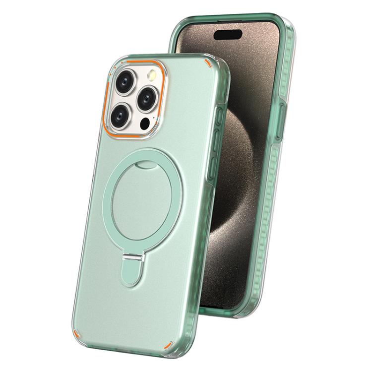 Funda para teléfono colorida con soporte de anillo MagSafe 2 en 1, For iPhone 15 Pro Max, For iPhone 15 Pro, For iPhone 15 Plus, For iPhone 15