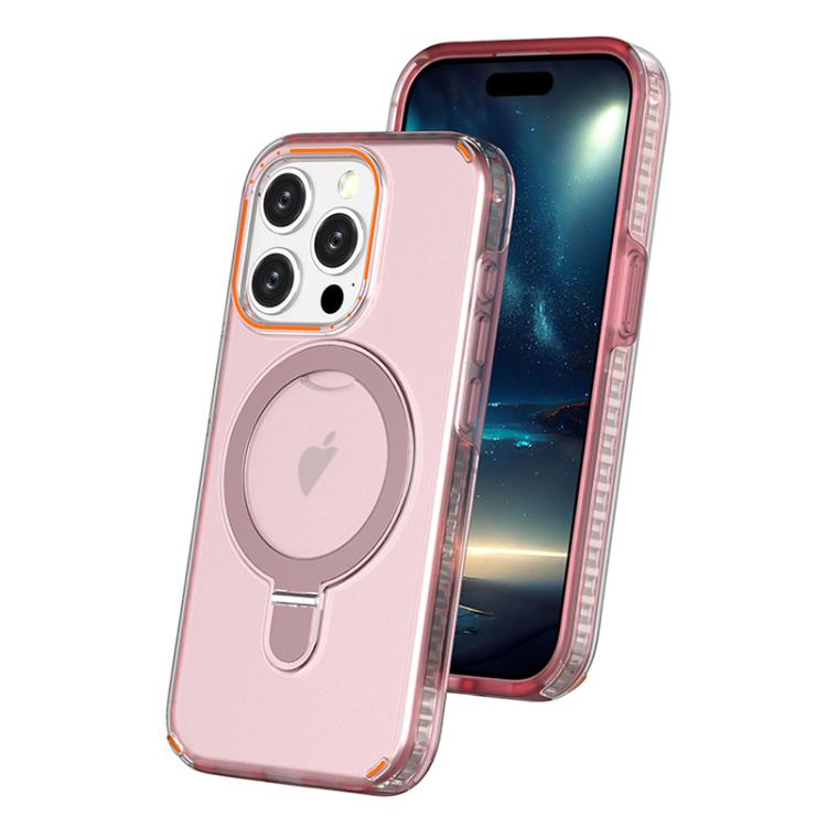 Funda para teléfono colorida con soporte de anillo MagSafe 2 en 1, For iPhone 15 Pro Max, For iPhone 15 Pro, For iPhone 15 Plus, For iPhone 15