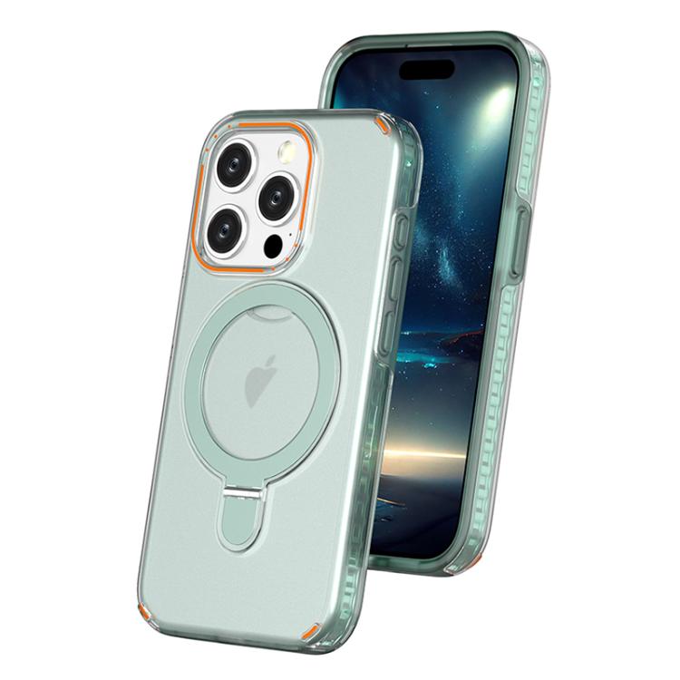 Funda para teléfono colorida con soporte de anillo MagSafe 2 en 1, For iPhone 15 Pro Max, For iPhone 15 Pro, For iPhone 15 Plus, For iPhone 15
