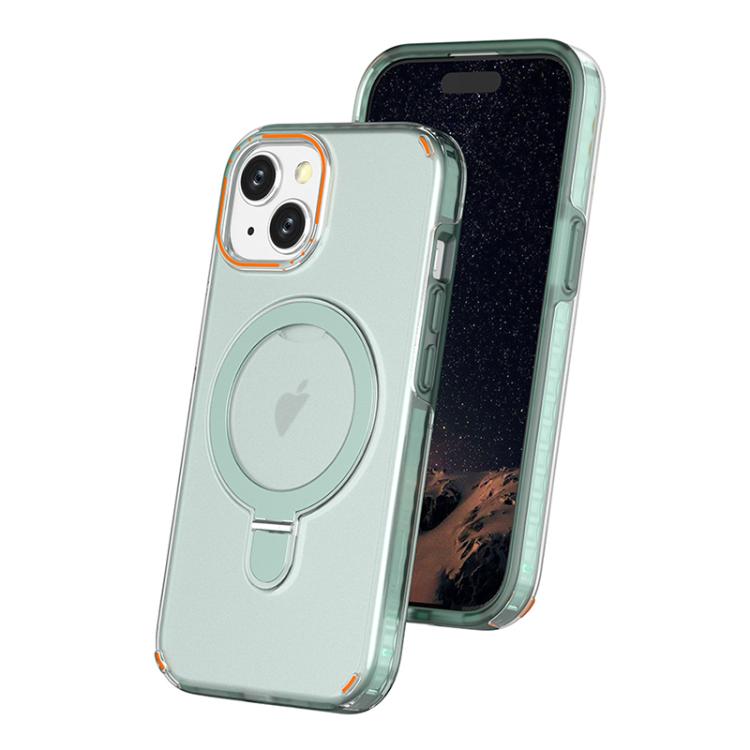Funda para teléfono colorida con soporte de anillo MagSafe 2 en 1, For iPhone 15 Pro Max, For iPhone 15 Pro, For iPhone 15 Plus, For iPhone 15