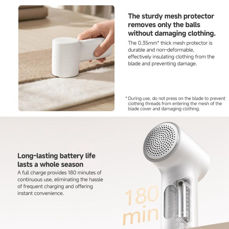 Recortadora de bolas de pelo Xiaomi Mijia original, removedor de pelusa 2, Lint Remover 2