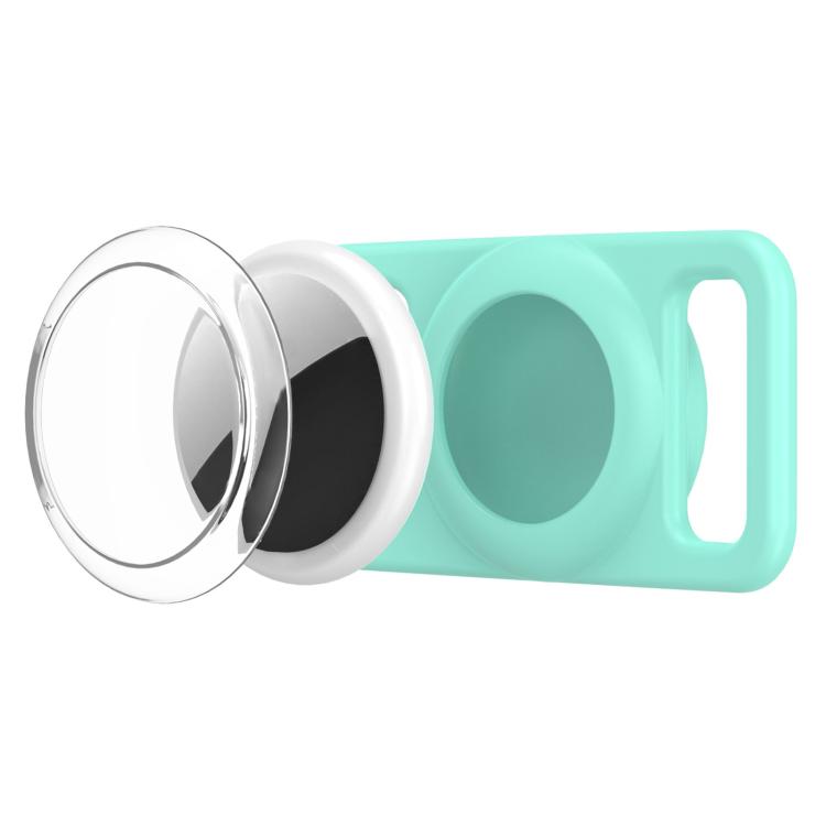 Funda transparente de policarbonato para collar rastreador de mascotas de silicona xDfind, For AirTag 2nd Gen / AirTag 1st Gen