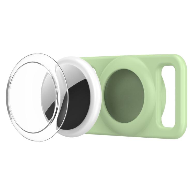 Funda transparente de policarbonato para collar rastreador de mascotas de silicona xDfind, For AirTag 2nd Gen / AirTag 1st Gen