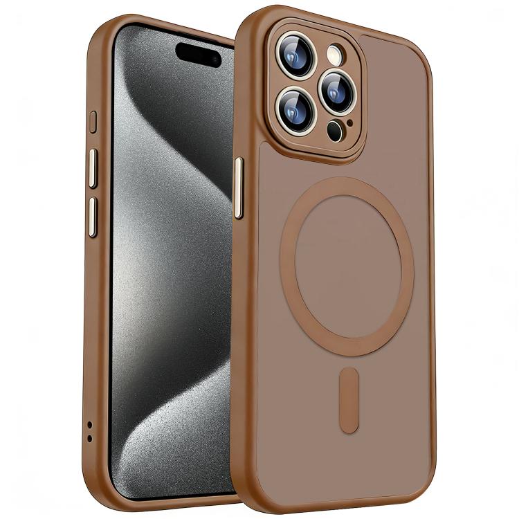 Funda magnética esmerilada con textura de piel XDcase con protector de lente, For iPhone 17e / 16e, For iPhone 16 Pro Max, For iPhone 16 Pro, For iPhone 16 Plus, For iPhone 16, For iPhone 15 Pro Max, For iPhone 15 Pro, For iPhone 15, For iPhone 14 Plus...