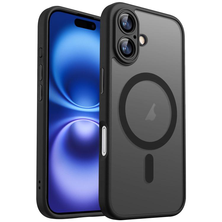 Funda magnética esmerilada con textura de piel XDcase con protector de lente, For iPhone 17e / 16e, For iPhone 16 Pro Max, For iPhone 16 Pro, For iPhone 16 Plus, For iPhone 16, For iPhone 15 Pro Max, For iPhone 15 Pro, For iPhone 15, For iPhone 14 Plus...
