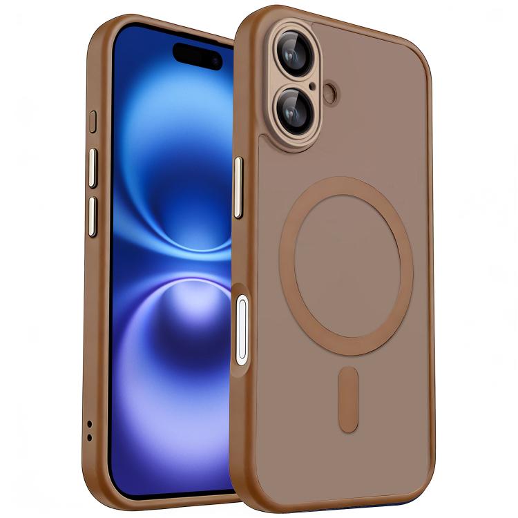 Funda magnética esmerilada con textura de piel XDcase con protector de lente, For iPhone 17e / 16e, For iPhone 16 Pro Max, For iPhone 16 Pro, For iPhone 16 Plus, For iPhone 16, For iPhone 15 Pro Max, For iPhone 15 Pro, For iPhone 15, For iPhone 14 Plus...