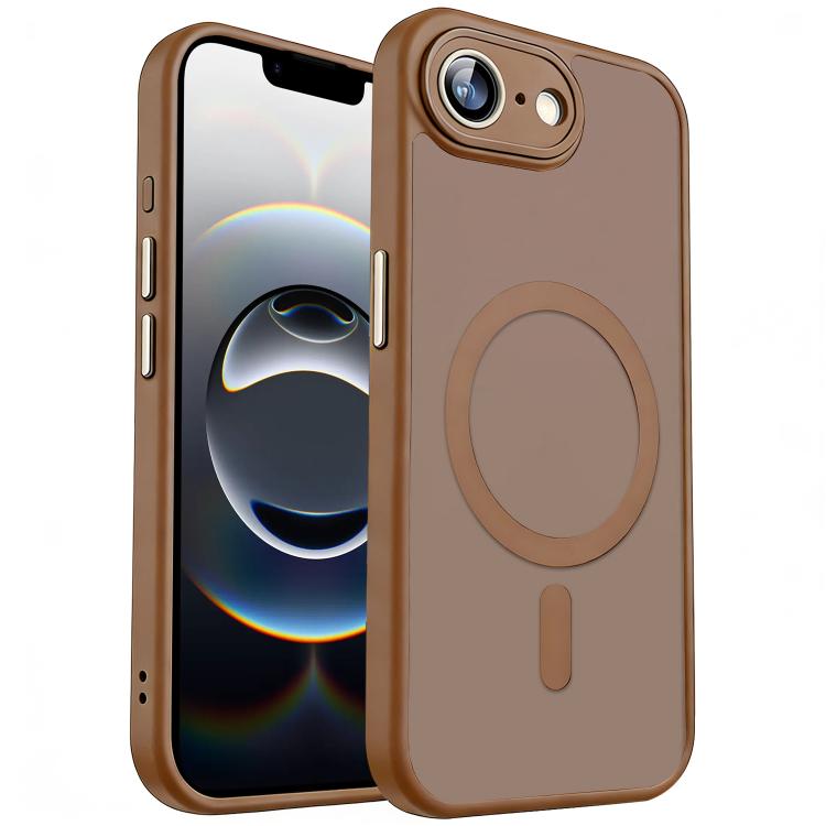 Funda magnética esmerilada con textura de piel XDcase con protector de lente, For iPhone 17e / 16e, For iPhone 16 Pro Max, For iPhone 16 Pro, For iPhone 16 Plus, For iPhone 16, For iPhone 15 Pro Max, For iPhone 15 Pro, For iPhone 15, For iPhone 14 Plus...