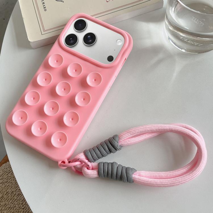 Funda de silicona sencilla con ventosa y cordón para teléfono., For iPhone 17 Pro Max, For iPhone 17 Pro, For iPhone 17, For iPhone Air, For iPhone 16 Pro Max, For iPhone 16 Pro, For iPhone 16 Plus, For iPhone 16