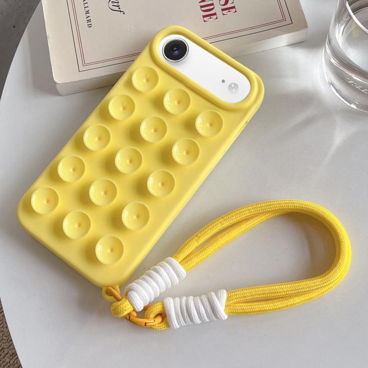 Funda de silicona sencilla con ventosa y cordón para teléfono., For iPhone 17 Pro Max, For iPhone 17 Pro, For iPhone 17, For iPhone Air, For iPhone 16 Pro Max, For iPhone 16 Pro, For iPhone 16 Plus, For iPhone 16
