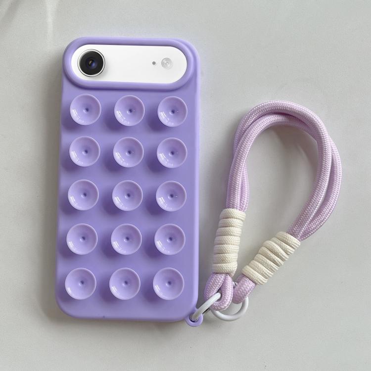 Funda de silicona sencilla con ventosa y cordón para teléfono., For iPhone 17 Pro Max, For iPhone 17 Pro, For iPhone 17, For iPhone Air, For iPhone 16 Pro Max, For iPhone 16 Pro, For iPhone 16 Plus, For iPhone 16