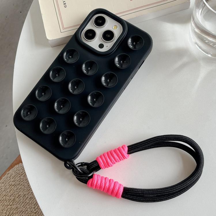 Funda de silicona sencilla con ventosa y cordón para teléfono., For iPhone 17 Pro Max, For iPhone 17 Pro, For iPhone 17, For iPhone Air, For iPhone 16 Pro Max, For iPhone 16 Pro, For iPhone 16 Plus, For iPhone 16