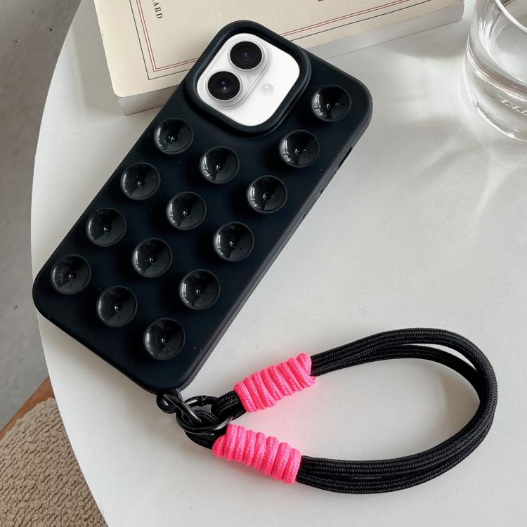Funda de silicona sencilla con ventosa y cordón para teléfono., For iPhone 17 Pro Max, For iPhone 17 Pro, For iPhone 17, For iPhone Air, For iPhone 16 Pro Max, For iPhone 16 Pro, For iPhone 16 Plus, For iPhone 16